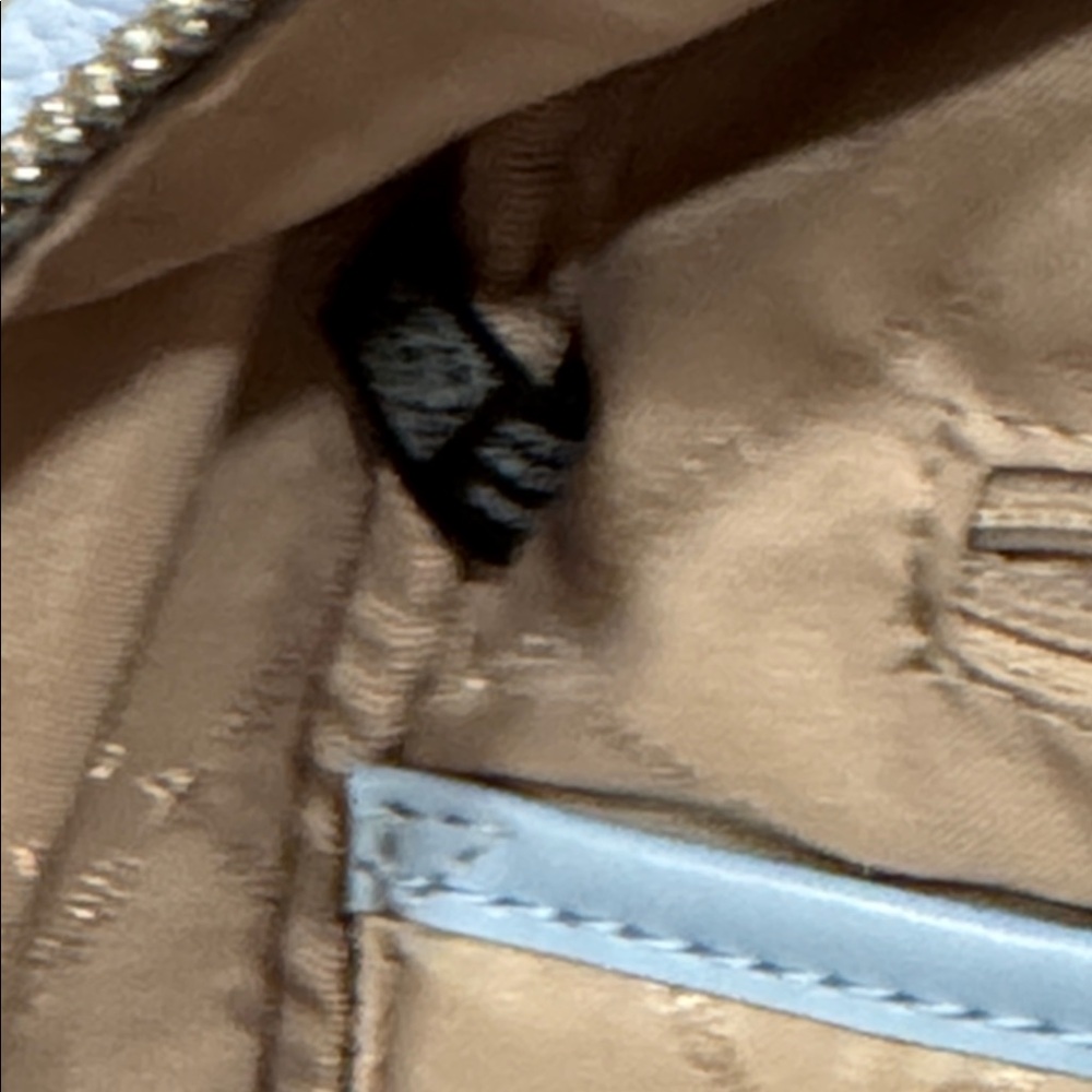 Michael Kors Kenly Blue Leather Studded Backpack - Picture 11 of 17